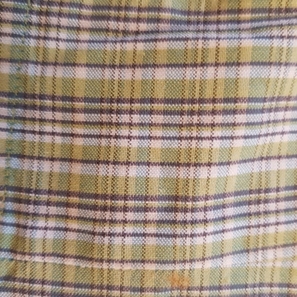 Columbia girls size medium green plaid shirt - Picture 4 of 4